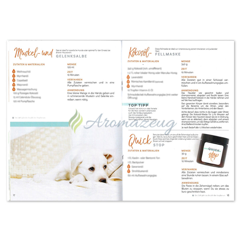 Laden Sie das Bild in Galerie -Viewer, Make &amp; Create Rezepte: Ätherische Öle Für Katzen Und Hunde Books
