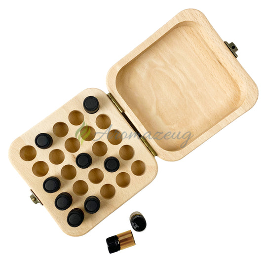 MARA Aufbewahrungskiste aus Pinienholz für 1 oder 2ml Flaschen Kisten