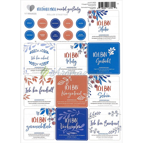 Mymakes Aufkleber: Ich Bin Mental Großartig Aufkleber