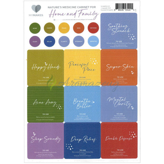 MyMakes Aufkleber: Natures Medicine Cabinet for Home & Family (Englisch) Aufkleber