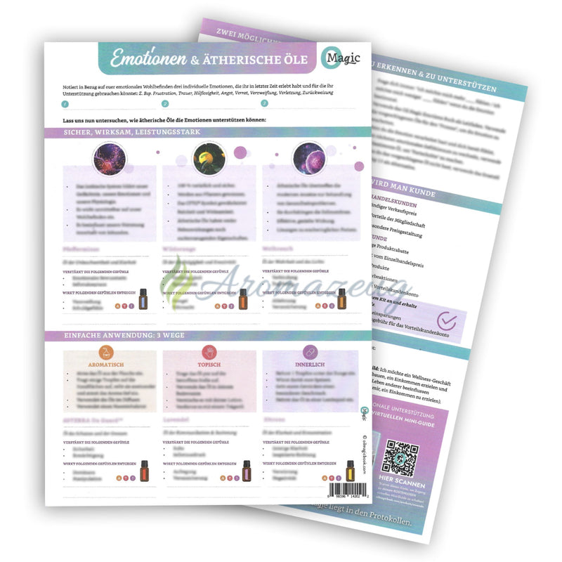 Laden Sie das Bild in Galerie -Viewer, Oil Magic: Emotionen &amp; Ätherische Öle Abreißblock Mit 25 Seiten Für Berater
