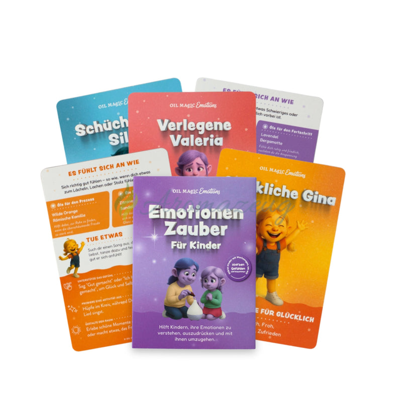 Laden Sie das Bild in Galerie -Viewer, Oil Magic Kartenset: Emotionen Zauber für Kinder Karten
