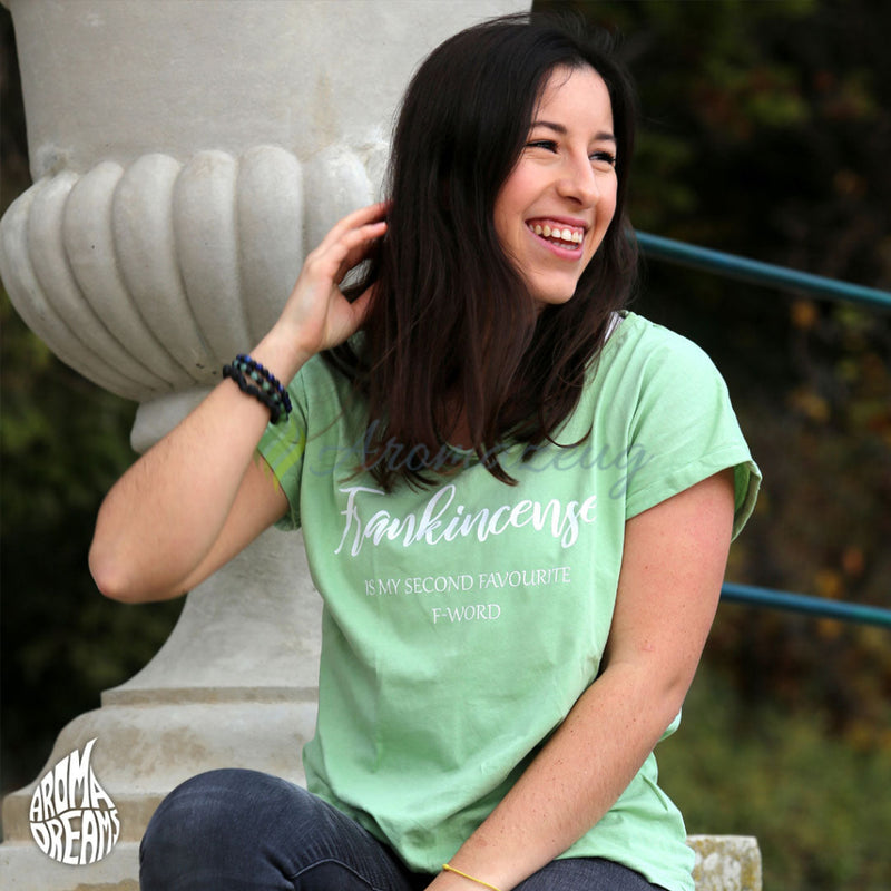 Laden Sie das Bild in Galerie -Viewer, Organisches Damen T-Shirt (Frankincense) Zubehör
