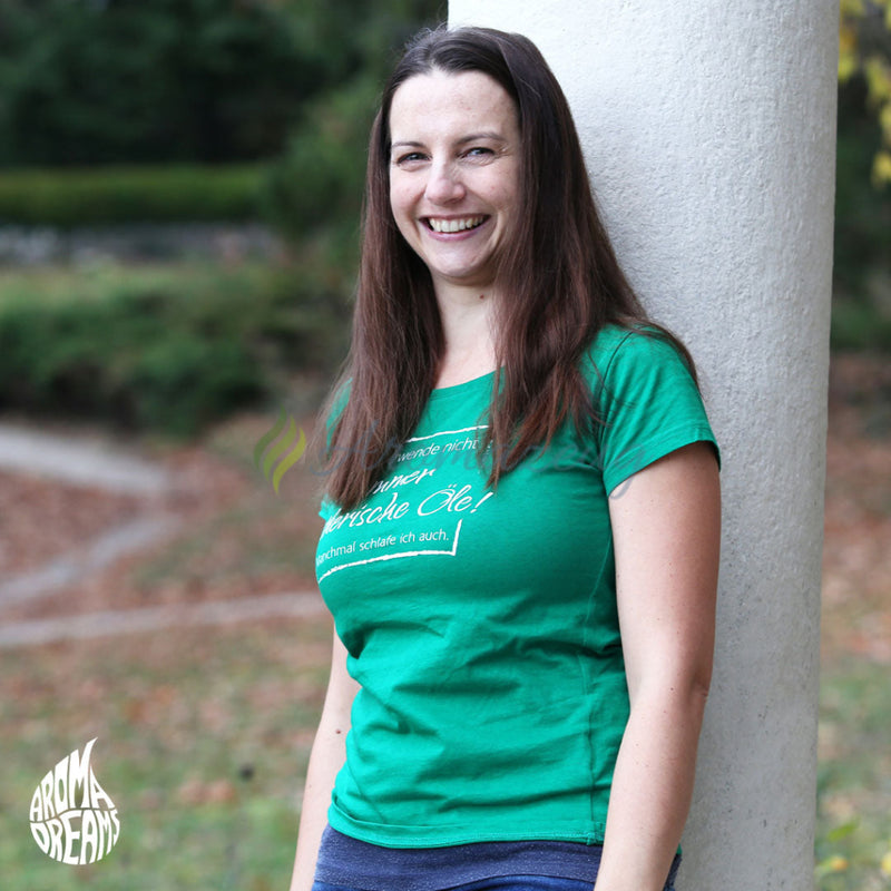 Laden Sie das Bild in Galerie -Viewer, Organisches Damen T-Shirt (Ich verwende nicht immer Öle) Zubehör
