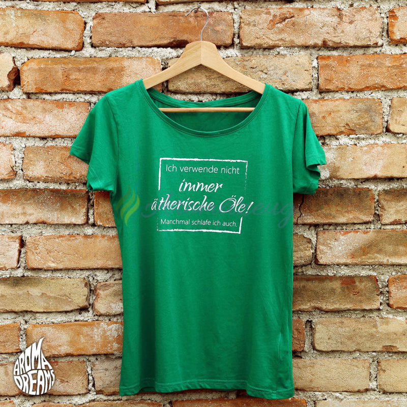 Laden Sie das Bild in Galerie -Viewer, Organisches Damen T-Shirt (Ich verwende nicht immer Öle) Zubehör
