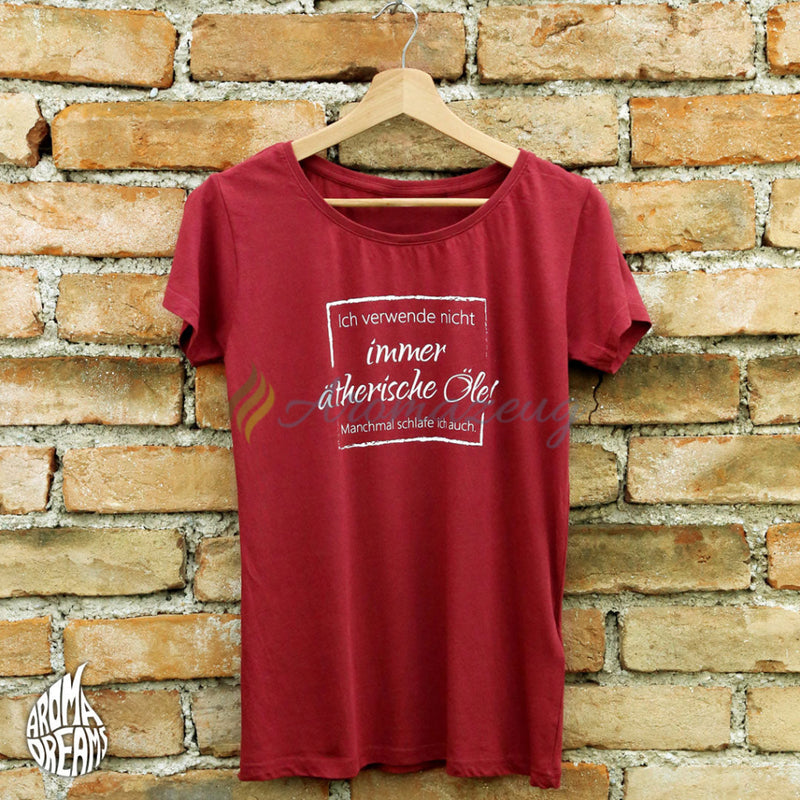 Laden Sie das Bild in Galerie -Viewer, Organisches Damen T-Shirt (Ich verwende nicht immer Öle) Zubehör
