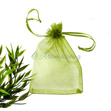 Organzasäckchen 10 X 15 Cm Als Geschenkbeutel (Paket Von 10) Olivgrün Zubehör
