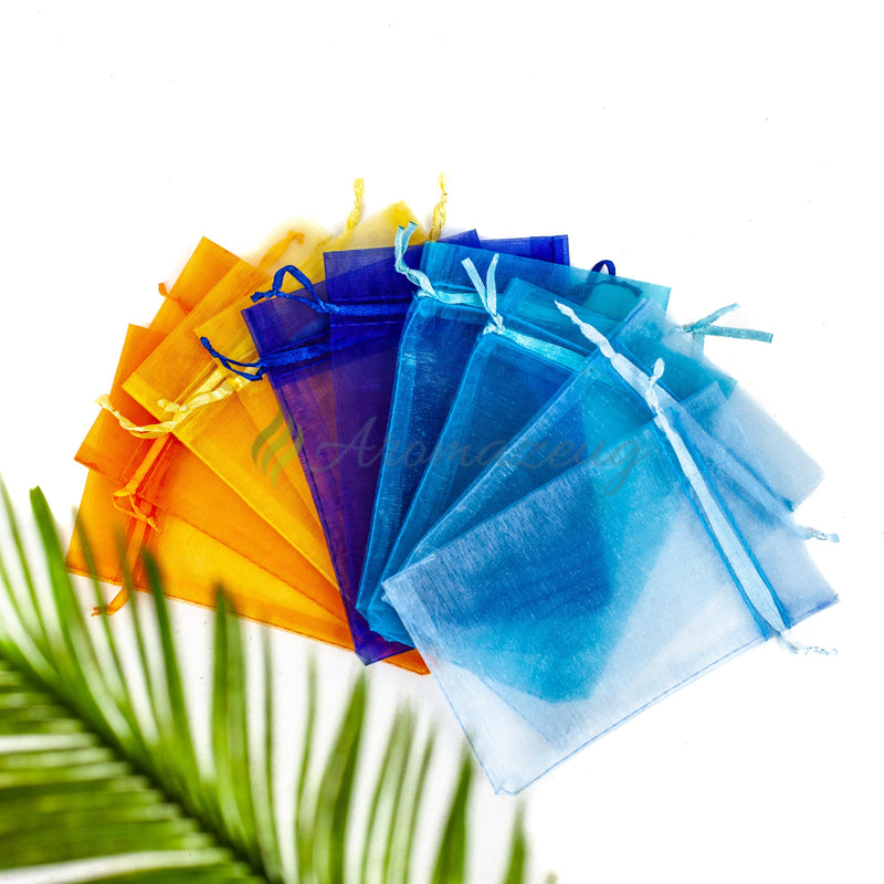 Laden Sie das Bild in Galerie -Viewer, Organzasäckchen 10 X 15 Cm Als Geschenkbeutel (Paket Von 10) Zubehör
