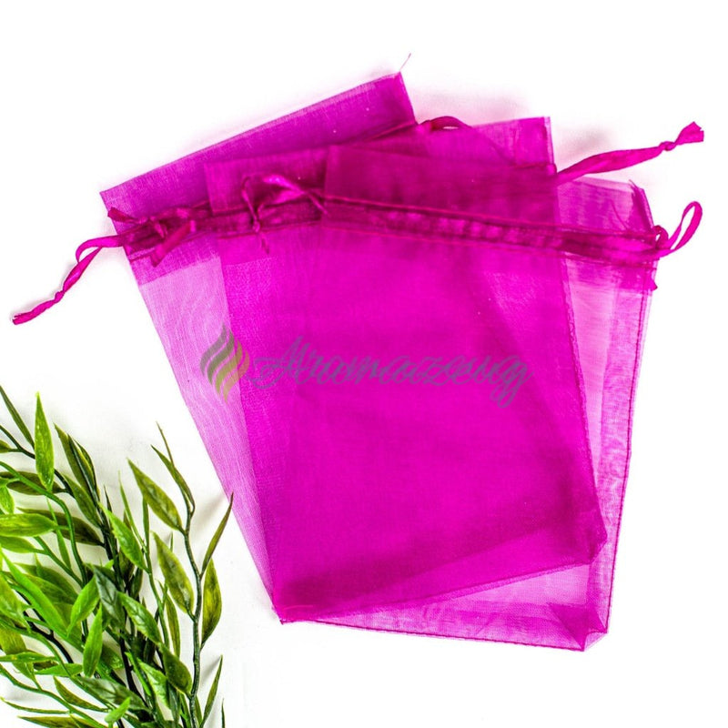 Laden Sie das Bild in Galerie -Viewer, Organzasäckchen 10 X 15 Cm Als Geschenkbeutel - Paket Von Zubehör
