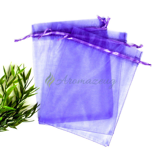 Organzasäckchen 15 X 17 Cm Als Geschenkbeutel - Paket Von 10 Zubehör