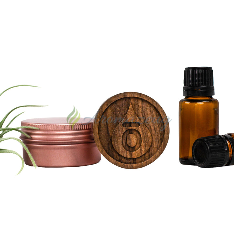 Laden Sie das Bild in Galerie -Viewer, Passivdiffuser Aus Holz Mit Ō-Logo In Aluminiumdose - Erhältlich Ab 11.11.24 Diffuser
