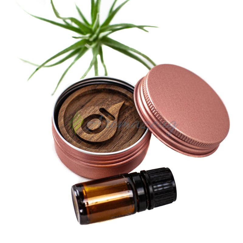 Laden Sie das Bild in Galerie -Viewer, Passivdiffuser Aus Holz Mit Ō-Logo In Aluminiumdose - Erhältlich Ab 11.11.24 Diffuser
