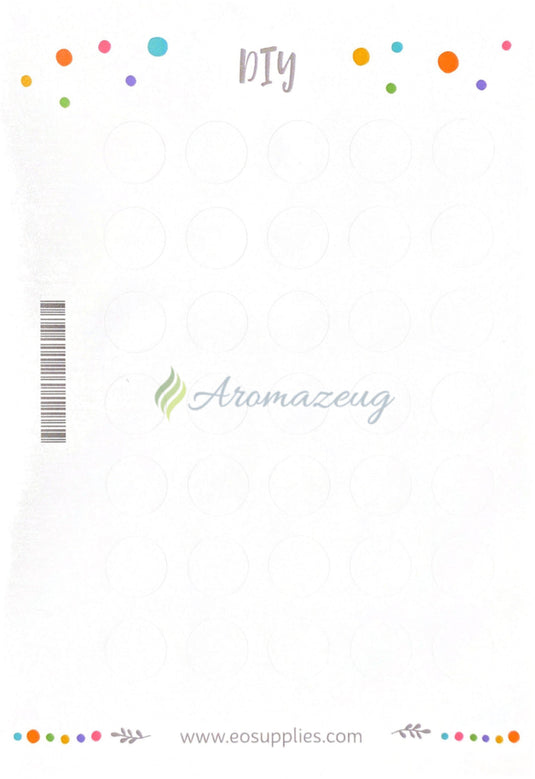 Aufkleber Für Flaschen Deutsch (Ölmischungen) - 35 Pro Seite