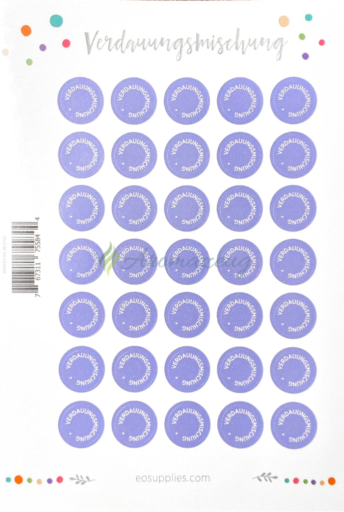 Laden Sie das Bild in Galerie -Viewer, Aufkleber Für Flaschen Deutsch (Ölmischungen) - 35 Pro Seite
