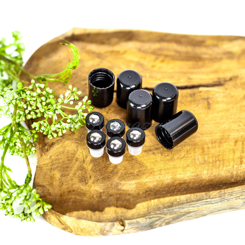 Laden Sie das Bild in Galerie -Viewer, Roll-On Aufsätze Für 5 Oder 15 Ml Flaschen - Paket Von Aufsatz
