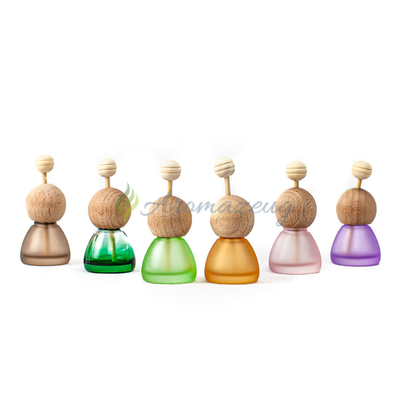 Laden Sie das Bild in Galerie -Viewer, ROMY Diffuserflasche 8ml mit Holzdeckel und Stick - Diffuser
