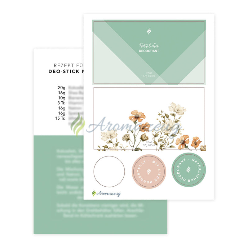 Laden Sie das Bild in Galerie -Viewer, Runder Drehbehälter (Paket von 2) inkl. Aufkleber &amp; Rezept Behälter &amp; Flaschen
