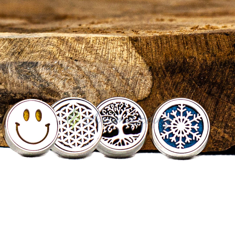 Laden Sie das Bild in Galerie -Viewer, Silberner Diffuseranstecker Mit Magnetverschluss Zubehör
