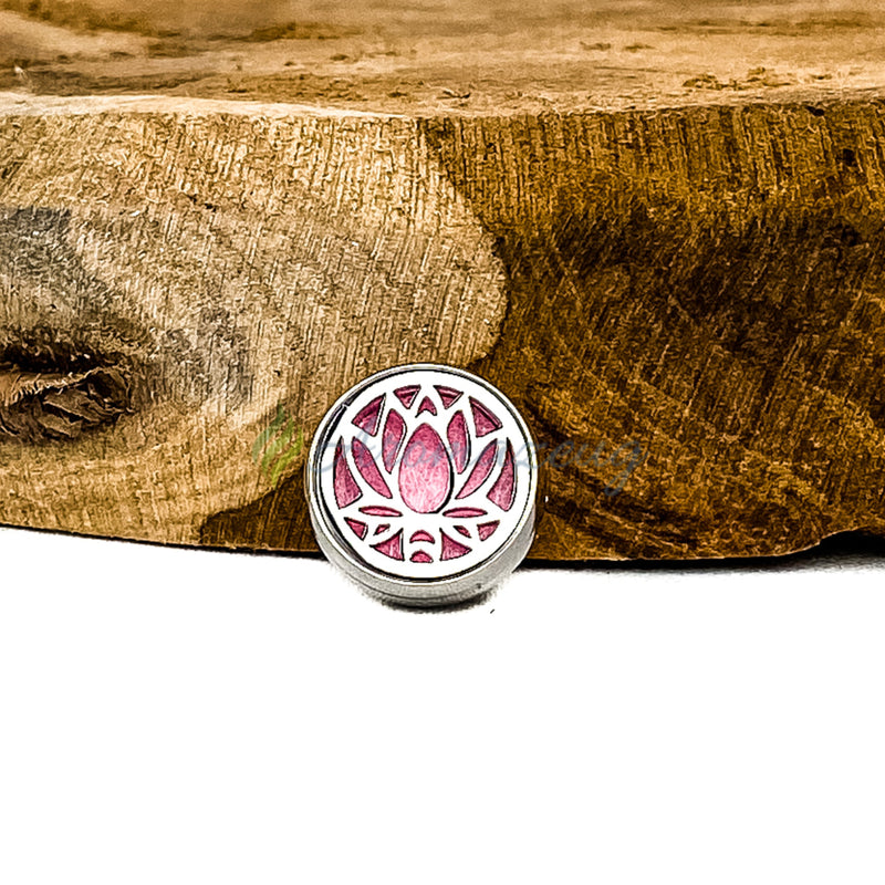 Laden Sie das Bild in Galerie -Viewer, Silberner Diffuseranstecker Mit Magnetverschluss Lotusblume Zubehör
