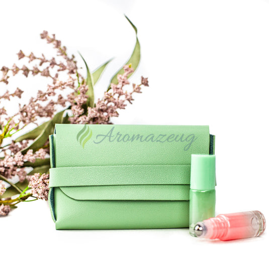 MINTY Tasche Love Oils inkl. 6 x 5ml Roll-On Flaschen Set Taschen