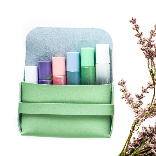 MINTY Tasche Love Oils inkl. 6 x 5ml Roll-On Flaschen Set Taschen