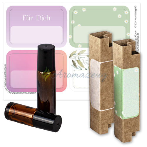 Upcycling Geschenkaufkleber Aufkleber