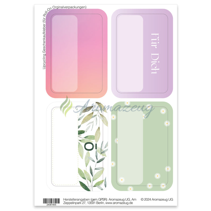 Laden Sie das Bild in Galerie -Viewer, Upcycling Geschenkaufkleber Aufkleber
