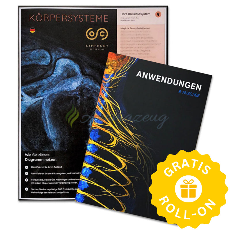 Laden Sie das Bild in Galerie -Viewer, Vorteilsset: Symphony of the Cells Anwendungsbroschüre und Körpersysteme Diagrammkarte - Bücher
