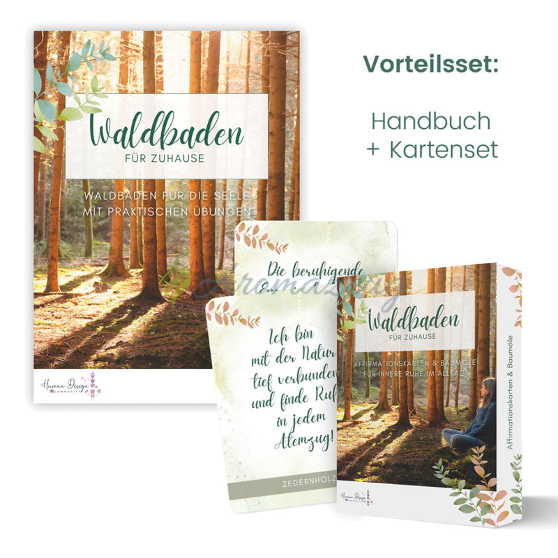Laden Sie das Bild in Galerie -Viewer, Waldbaden Kartenset Karten
