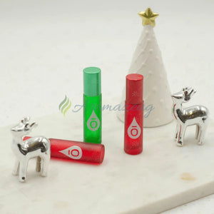 10 Ml Weihnachts-Roll-On Flaschen Set Mit Logo (Paket Von 3) Roll-On Flasche