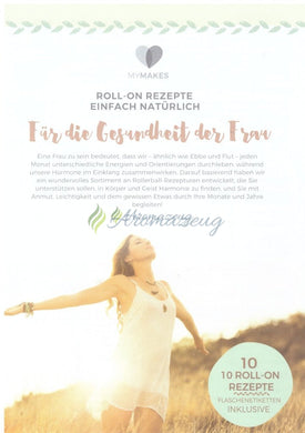 Mymakes Faltblatt Für Roll-Ons & Sprays: Für Die Gesundheit Der Frau (Paket Von 10) Hefte